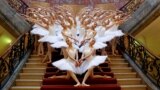 Shanghai ballet perform &#39;Swan Lake&#39; inside Bode Museum to promote the ballet show&#39;s premiere in Berlin, Germany.