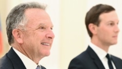 资料照片：美国总统特朗普的特使威特科夫和女婿库什纳2025年12月2日在莫斯科的克里姆林宫会晤俄罗斯总统普京。