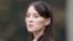 FILE - Kim Yo Jong, the powerful sister of North Korean leader Kim Jong Un, attends a wreath-laying ceremony at Ho Chi Minh Mausoleum in Hanoi, Vietnam, on March 2, 2019. On Oct. 12, 2024, Kim Yo Jong threatened South Korea over an alleged incident involving drones.