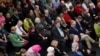 FILE - Delegates pray at the Church of England General Synod, in London, Feb. 10, 2025. 