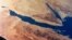 An undated photo released by NASA, taken from 175 miles up by Gemini II, shows the Sinai Peninsula (C), Egypt. 