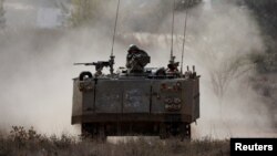 نیروهای اسرائیلی در مجاور غزه