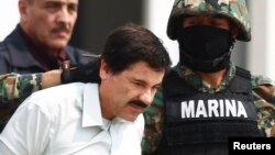 El Chapo Guzmán fue presentado formalmente ante un juez en México.