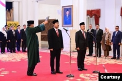 Meskipun hanya menjabat kurang dari dua bulan Mensos Gus Ipul menyatakan akan maksimal dalam bekerja sesuai dengan arahan Presiden Jokowi. (Biro Setpres)