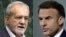 Iranski predsjednik Masoud Pezeshkian i francuski predsjednik Emmanuel Macron