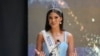 La Miss Universo Sheynnis Palacios asiste a una conferencia de prensa en la Ciudad de México, el miércoles 4 de septiembre de 2024. (Foto AP/Eduardo Verdugo)