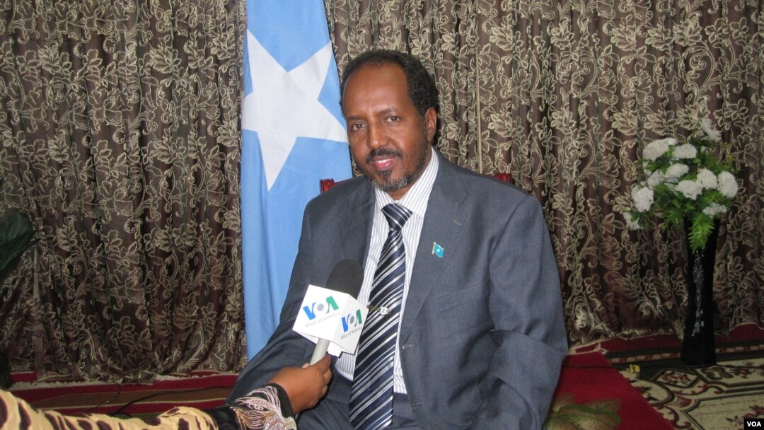 Tổng thống Hassan Sheikh Mohamud của Somalia 