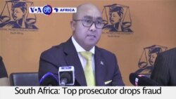 VOA60 Africa - South Africa: Top prosecutor drops fraud charges against Finance Minister Pravin Gordhan