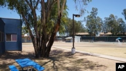 Buildings that house juveniles and operations on the grounds of Southwest Key Campbell, a shelter for children that have been separated form their parents in Phoenix, Arizona, June 28, 2018.