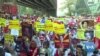 People Resist Myanmar Military Coup One Year On