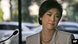 ထိုင်းဝန်ကြီးချုပ် Yingluck Shinawatra။