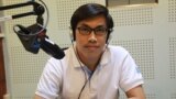 Ear Chariya, founding director of The Institute for Road Safety in VOA studio in Phnom Penh on Wednesday June 22, 2016. (Lim Sothy/VOA Khmer)