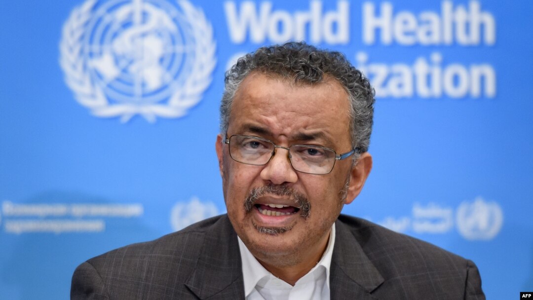Tổng giám đốc WHO, Tedros Adhanom Ghebreyesus.