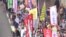 数以千计港人游行反对威权声援政治犯