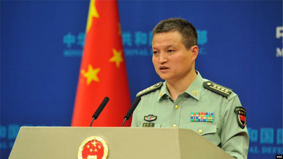 Phát ngôn viên Bộ Quốc phòng Trung Quốc Yang Yujun.