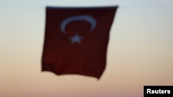 Le drapeau national turc. 