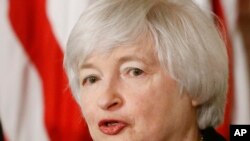 Bà Janet Yellen, người sắp nhậm chức Chủ tịch Ngân hàng Trung ương Hoa Kỳ dự đoán kinh tế Mỹ sẽ tăng tốc trong năm 2014