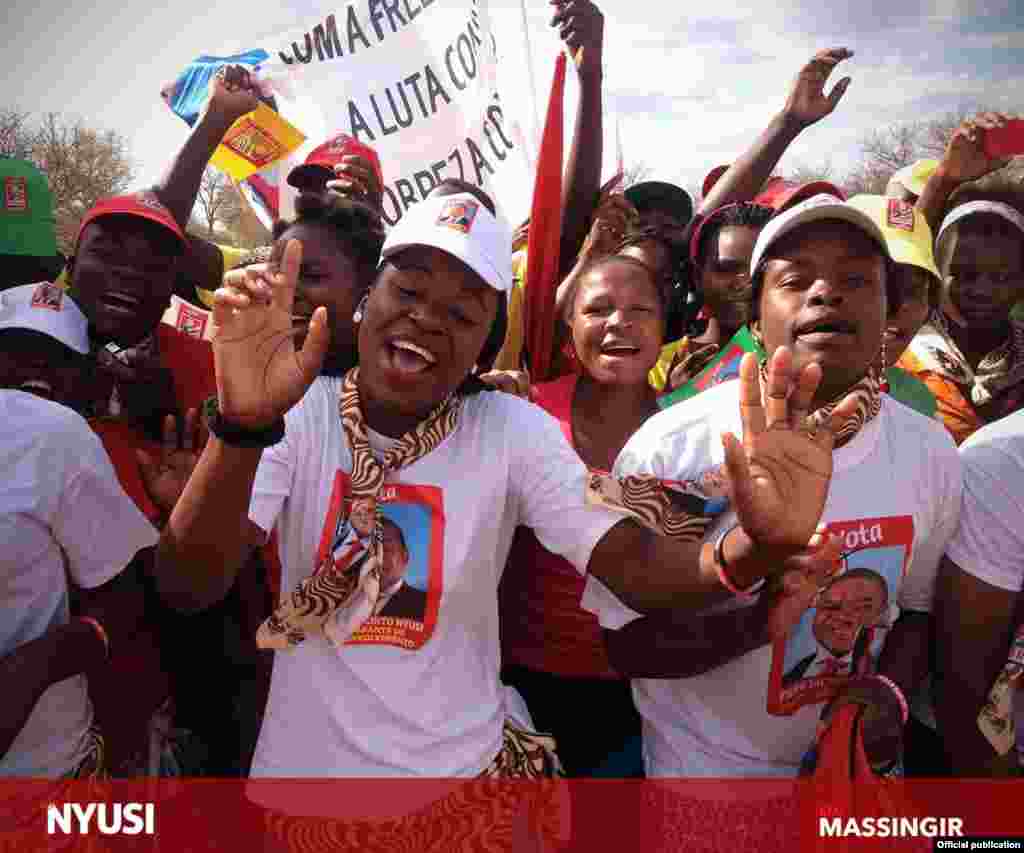 Campanha de Nyusi em Gaza. Moçambique, Outubro 2014