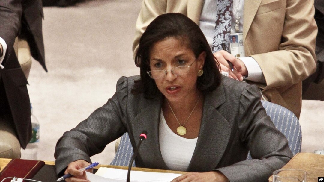 Dubes AS untuk PBB, Susan Rice, dipertanyakan kelayakannya untuk menjabat Menlu AS menggantikan Hillary Clinton (foto: dok).