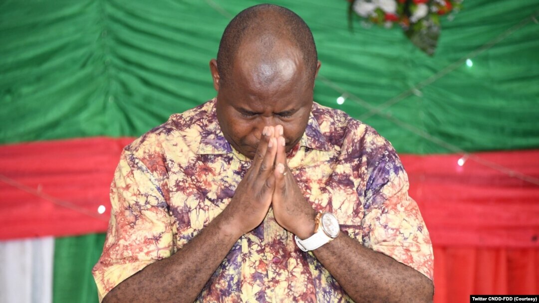 Perezida w'Uburundi Evariste Ndayishimiye