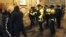 Loyalists clash with Police Service of Northern Ireland officers as the protesters try to force their way into Belfast City Hall, in Northern Ireland, Dec. 3, 2012.