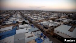 General view of Qushtapa refugee camp, in Erbil, Iraq, June 17, 2020.