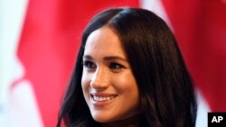 Meghan Markle à Londres le 7 janvier 2020. 