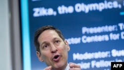 FILE - Dr. Tom Frieden, Director of the Center for Disease Control and Prevention (CDC), speaks at the New America think tank in Washington, D.C., July 13, 2016.