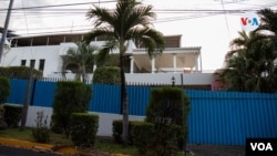 La antigua sede de la embajada de Taiwán en Managua, Nicaragua. Foto VOA.