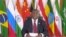 FILE —In this image made from video supplied by South Africa's Presidency, South African President Cyril Ramaphosa addresses BRICS leaders for a virtual meeting of leaders of developing countries, Nov. 21, 2023.
