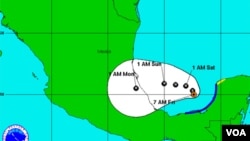 Tropical storm Nate, Gulf of México, Sep 09, 2011