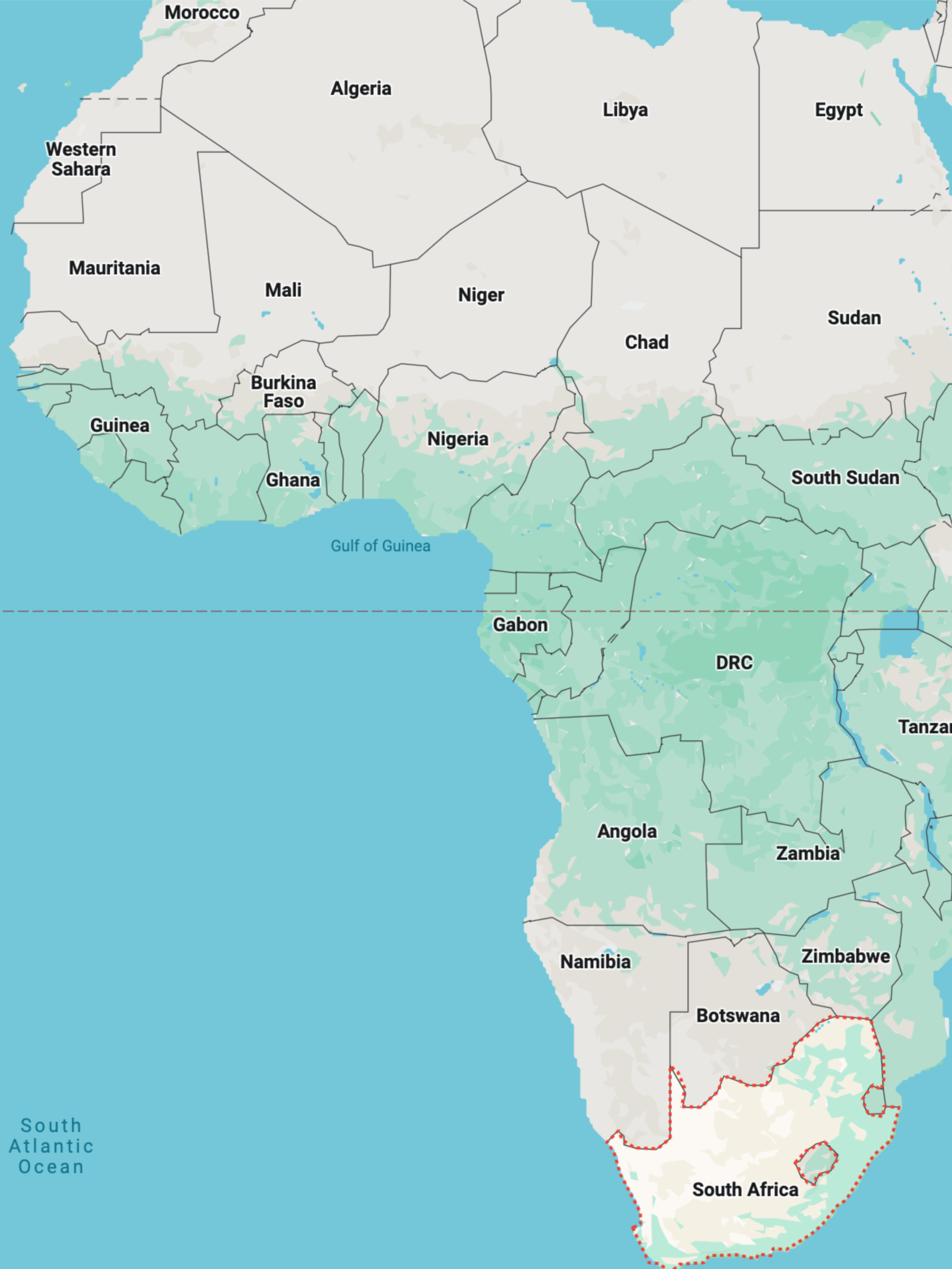 Map of Africa