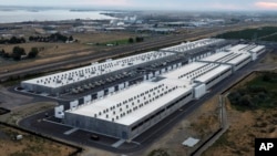 Amazon Web Services data center is seen on Aug. 22, 2024, in Boardman, Ore. 