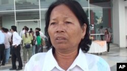 Son Thann, 58, and now lives in Kandal province was also forced to marry one of the Khmer Rouge soldiers. 