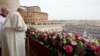 Umfanekiso kaPapa Francis owethulwe ngabezindaba abeThe Vatican Media eSt. Peter's basilica. (Photo by Handout / VATIC