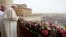 Umfanekiso kaPapa Francis owethulwe ngabezindaba abeThe Vatican Media eSt. Peter's basilica. (Photo by Handout / VATIC