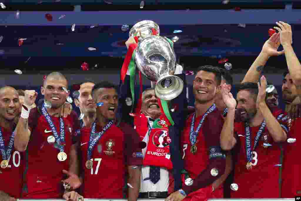 Portugal Ta Lashe Gasar Kwallon Kafa Ta Kasashen Turai Euro2016 Cup