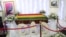 The coffin of the late former Zimbabwean leader Robert Mugabe at his residence in Harare, Thursday Sept. 12, 2019. Zimbabwe's founding leader Robert Mugabe made his final journey back to the country Wednesday.