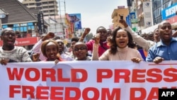 World Press Freedom Day protests in ...