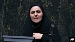 Iran's parliament approved Farzaneh Sadegh's appointment as road and housing minister on Aug. 21, 2024. Sadegh is only the second female minister in Iran since the 1979 Islamic Revolution.