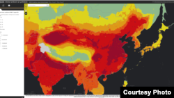 世界卫生组织近日发布的全球空气污染PM2.5指数互动图显示，中国、印度恒河平原等地带污染程度最高。