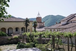 The 13th century monastery was famous for its pharmacy, and was where the the first Sambuca liquor was produced by monks using local herbs. (photo by J. Dettmer/VOA)