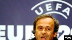 Presiden UEFA, Michel Platini