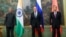 ICAPTION CORRECTS DATE In this photo released by the Russian Foreign Ministry Press Service, India's Foreign Minister S. Jaishankar, left, Russia's Foreign Minister Sergey Lavrov, and China's Foreign Minister Wang Yi, pose for a photo on the…