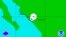 Ubicación de la depresión tropical "Sonia.