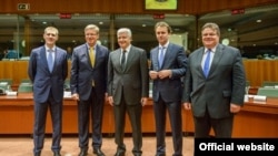 Potpredsednik Vlade Crne Gore Igor Lukšić, evropski komesar za proširenje Štefan File, ministri pravde i unutrašnjih poslova Duško Marković i Raško Konjević i Linas Linkevičius, litvanski ministar vanjskih poslova