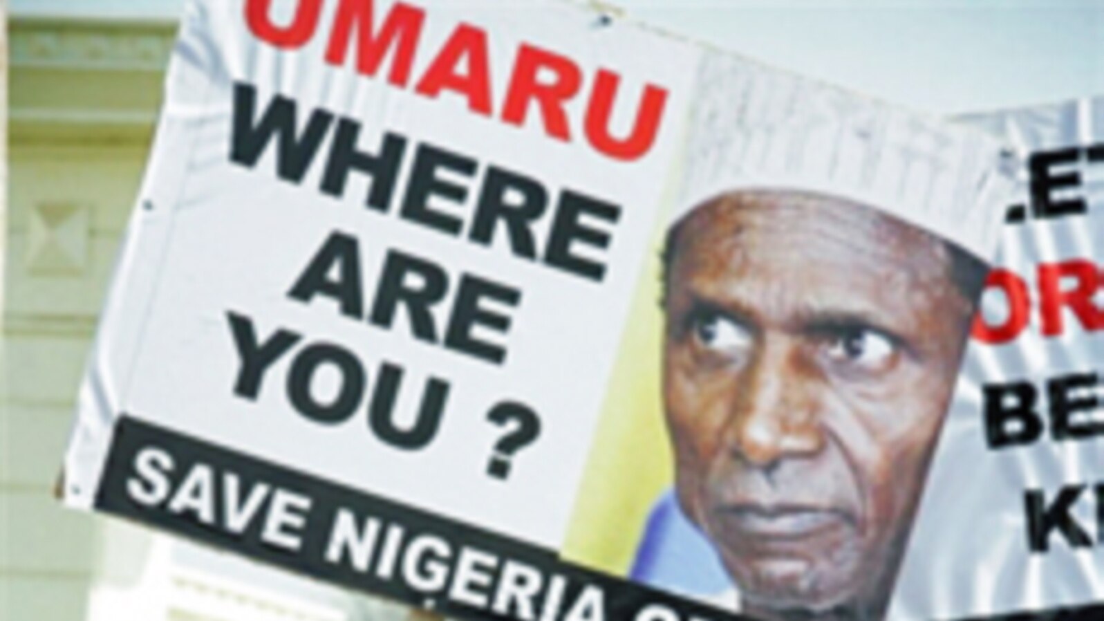 A protest in Abuja over a power vacuum created by the absence of President Umaru Yar'Adua, who has been away for 7 weeks receiving treatment in Saudi Arabia (File)