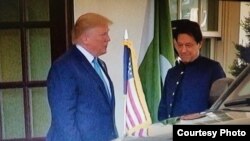 صدر ټرمپ او وزیراعظم عمران خان