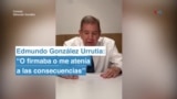 Edmundo González: “O firmaba o me atenía a las consecuencias”