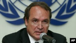 Amerigo Incalcaterra, coordinador del Grupo Interdisciplinario de Expertos Independientes vinculado a la OEA, el cual ha expresado preocupación por la falta de acceso que han tenido para aclarar los hechos de violencia en Nicaragua.